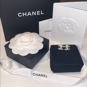 SOLD OFF POSH Chanel Stud Earrings